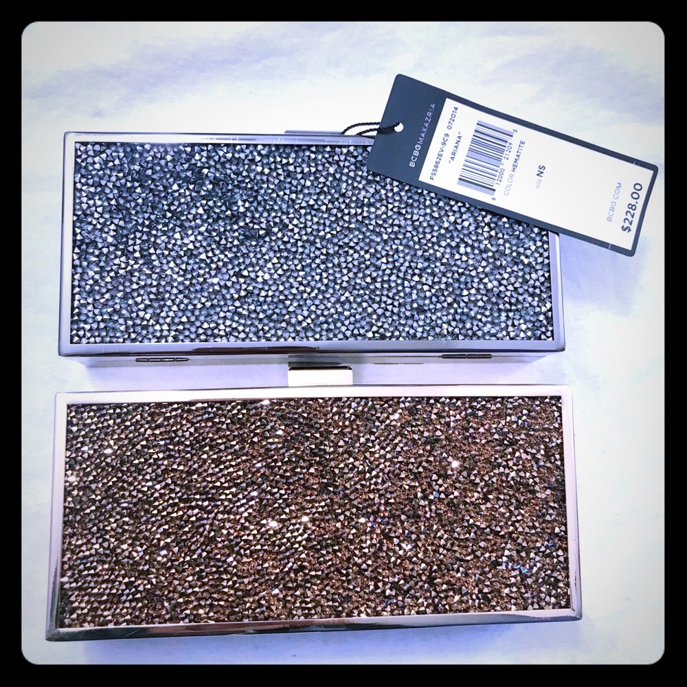 Crystal evening clutch bundle 2 tougher only 35